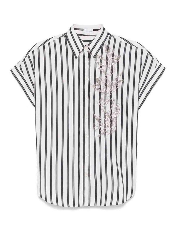 Brunello Cucinelli Chemise - Blanc