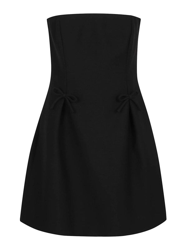 Valentino Garavani Robe Au Genou - Noir