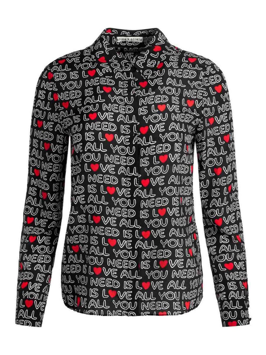 Alice+Olivia Top - Noir