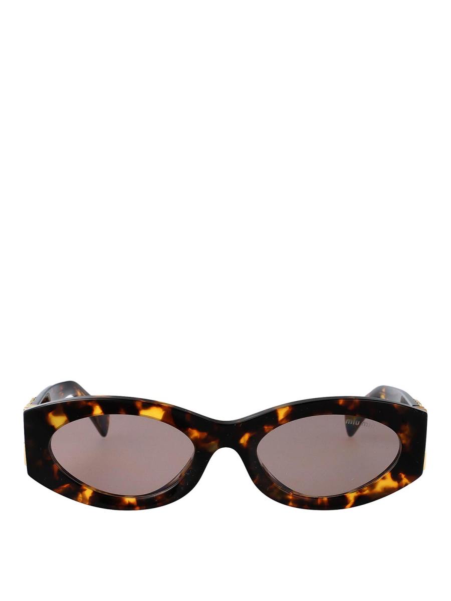 Miu Miu Lunettes De Soleil - Marron