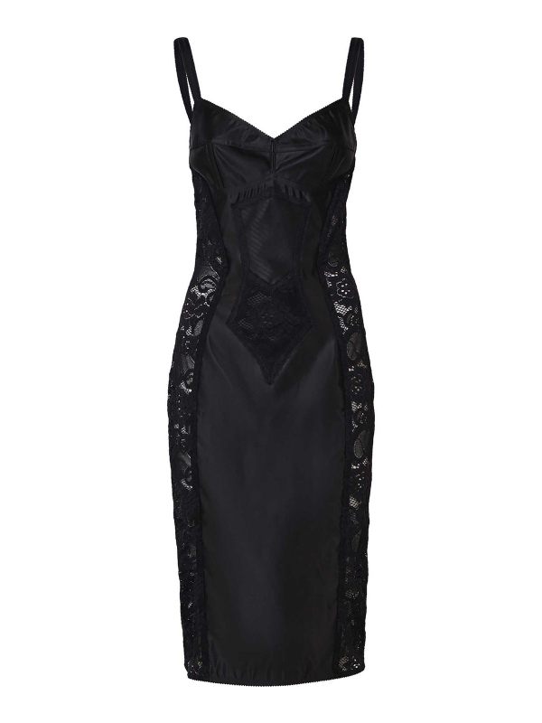 Dolce & Gabbana Robe Au Genou - Noir