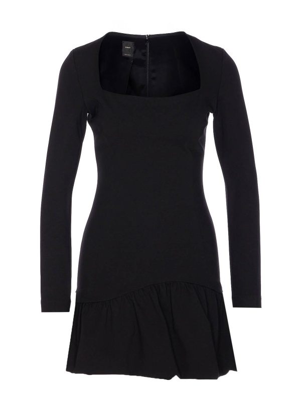 Pinko Robe Au Genou - Noir