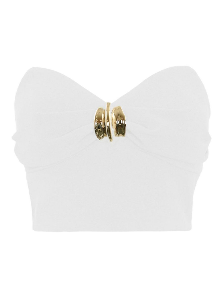 Elisabetta Franchi Top - Blanc