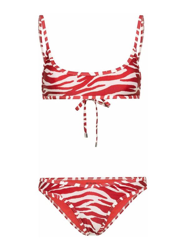 The Attico Maillot De Bain - Rouge