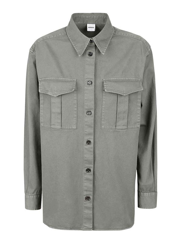 Aspesi Chemise - Vert Foncé