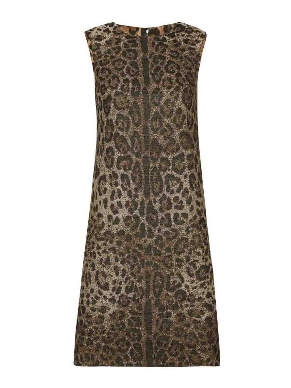 Dolce & Gabbana Robe Courte - Marron