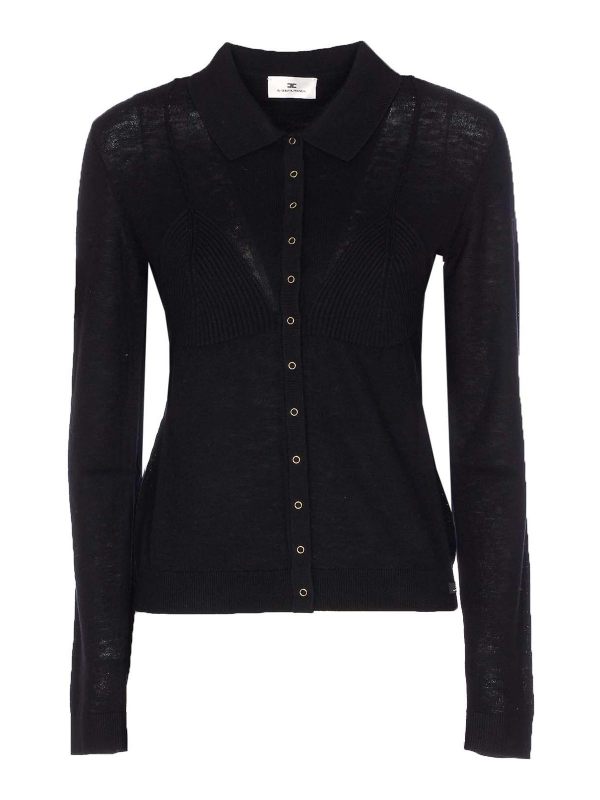 Elisabetta Franchi Cardigan - Noir
