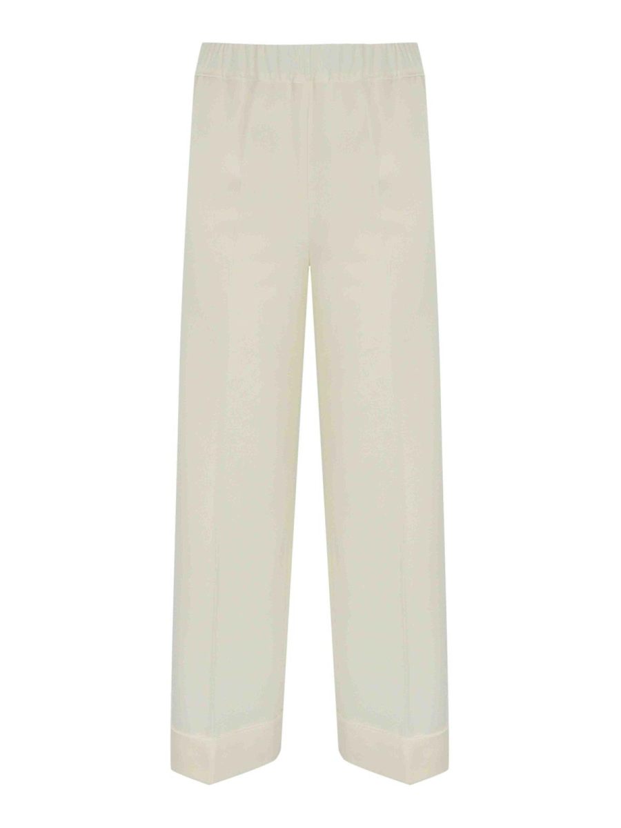 D. Exterior Pantalons Décontractés - Blanc