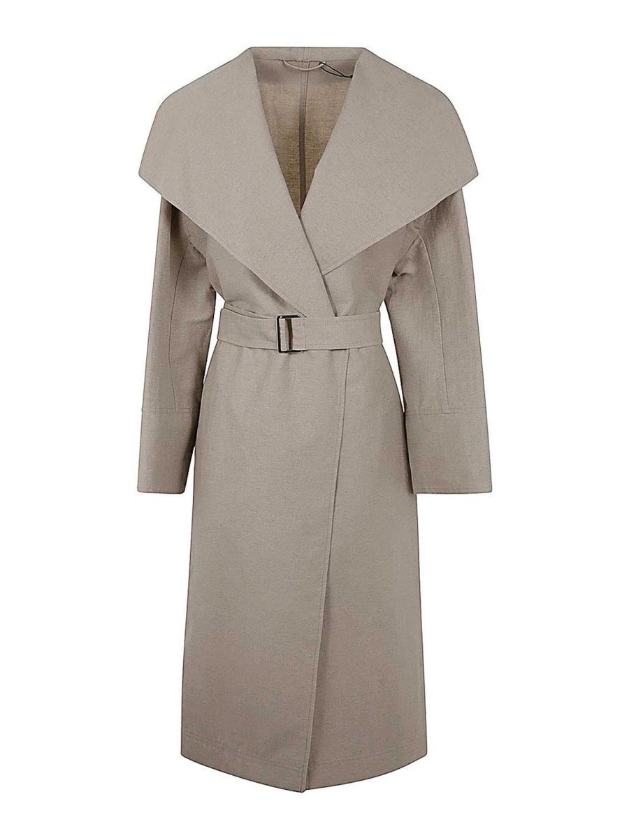 Toteme Manteau Court - Marron