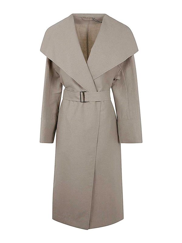 Toteme Manteau Court - Marron