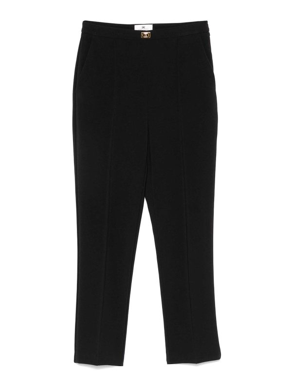 Elisabetta Franchi Pantalons Décontractés - Noir