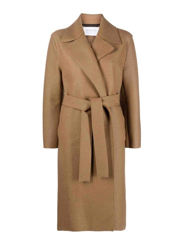 Harris Wharf London Manteau Long - Beige
