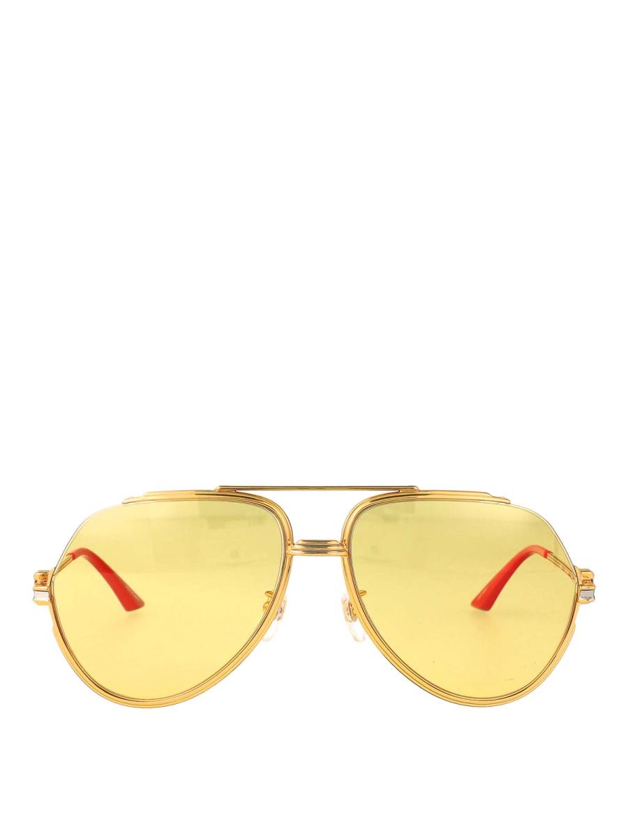 Casablanca Lunettes De Soleil - Or