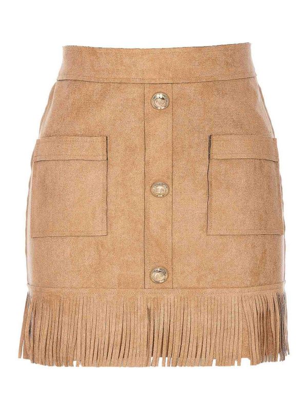 Le Volire Jupe Midi - Beige