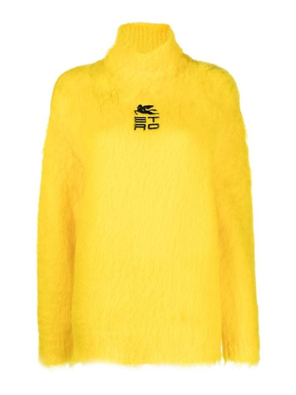 Etro Pull Col Rond - Jaune