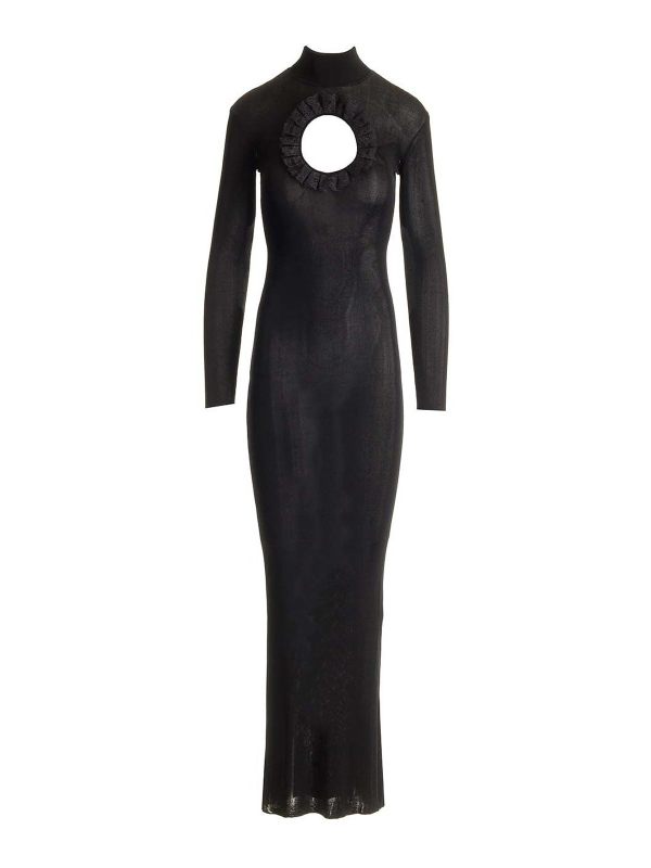 Self Portrait Maxi Robe - Noir