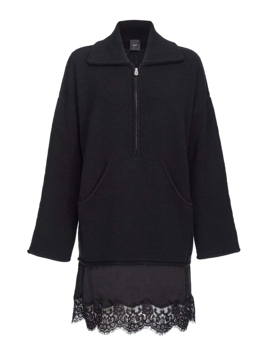Pinko Robe Au Genou - Etichettatura