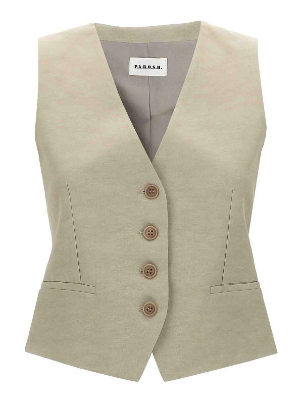 P. A.R. O.S. H. Gilet - Beige