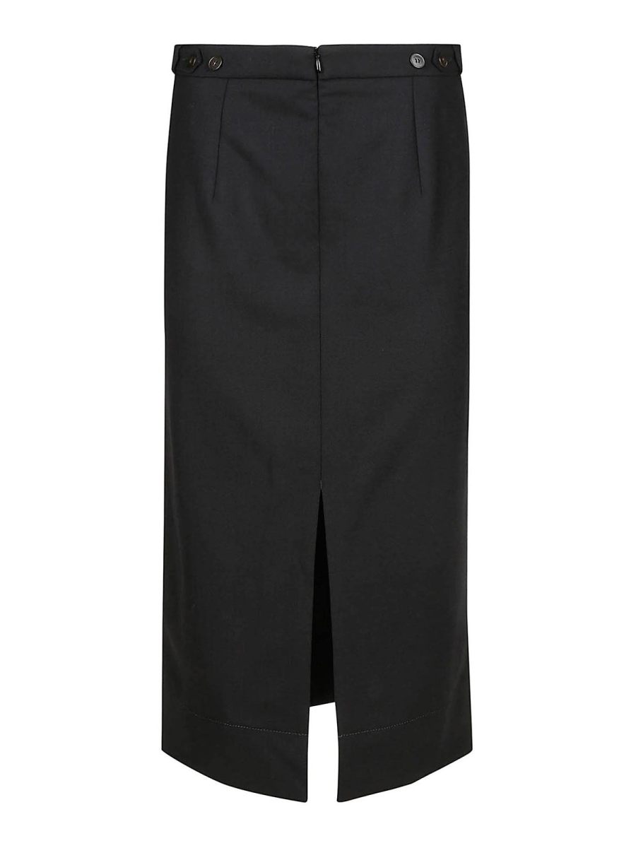 Incotex Jupe Midi - Noir