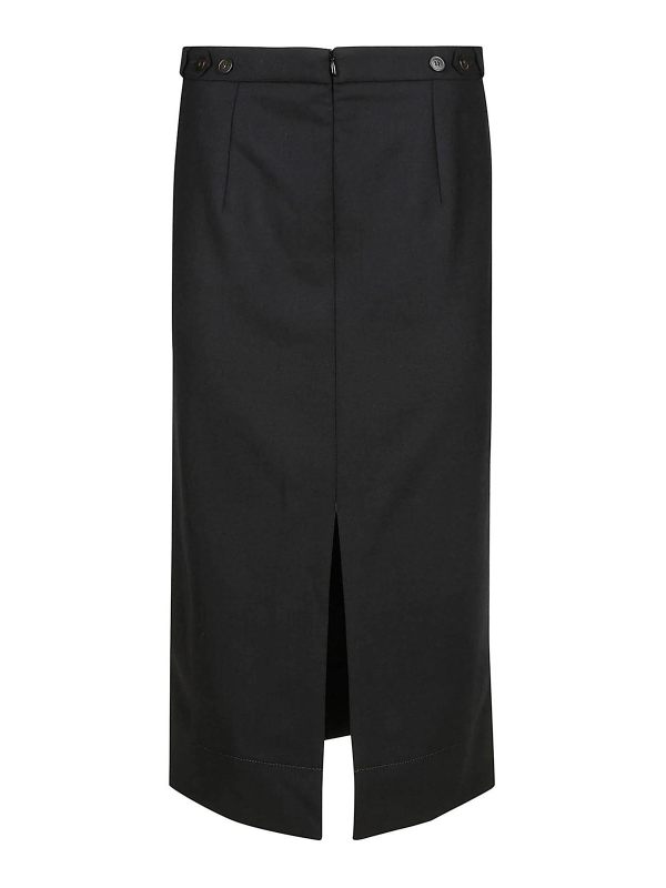 Incotex Jupe Midi - Noir