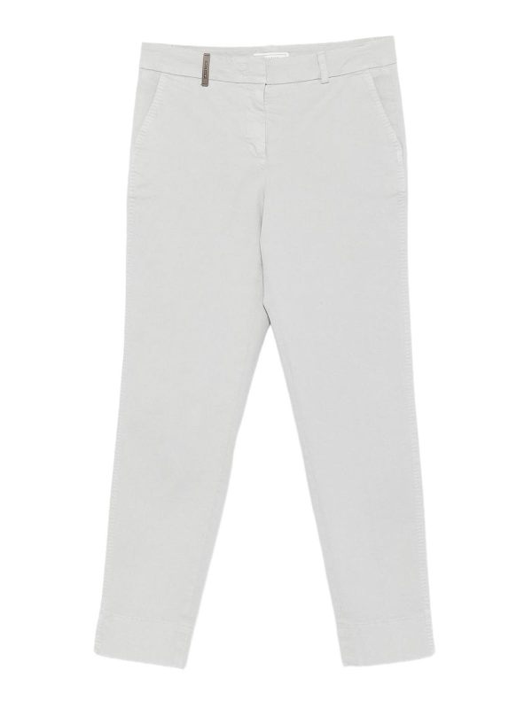 Peserico Pantalons Décontractés - Gris