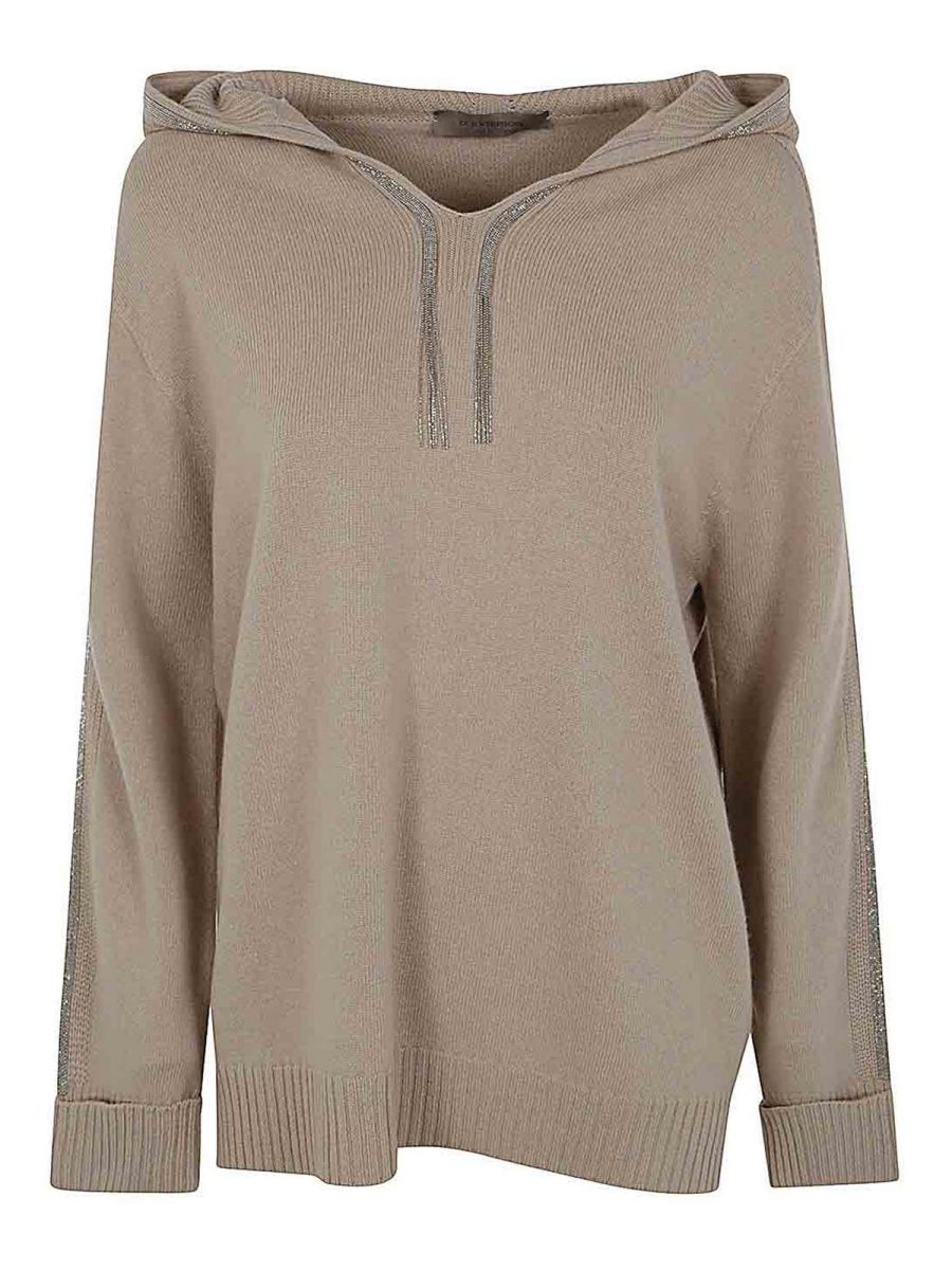 D. Exterior Sweat-Shirts - Marron