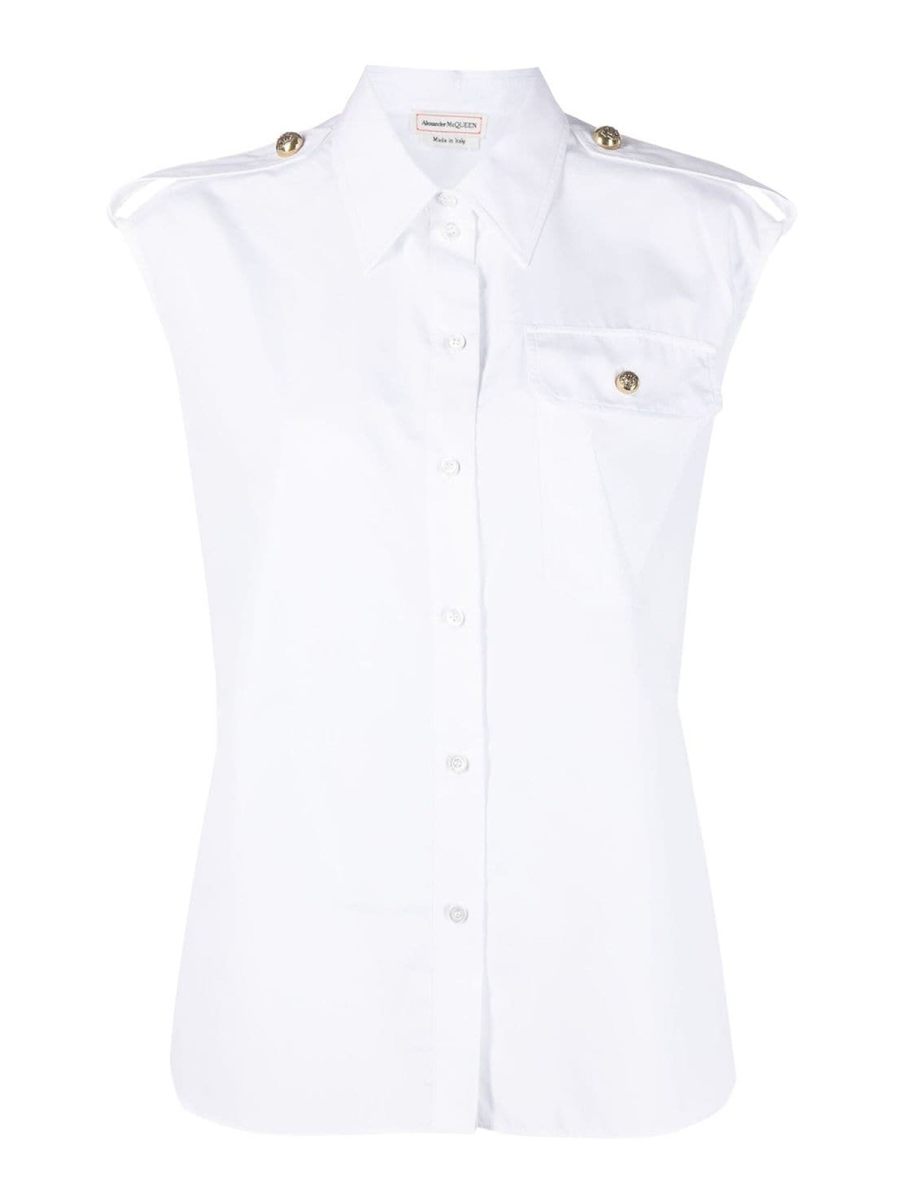 Alexander Mcqueen Chemise - Blanc