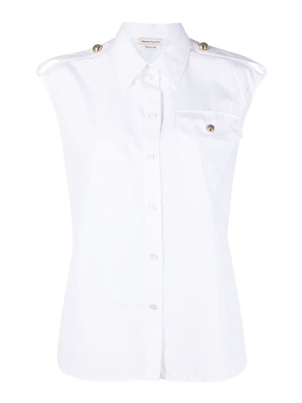 Alexander Mcqueen Chemise - Blanc