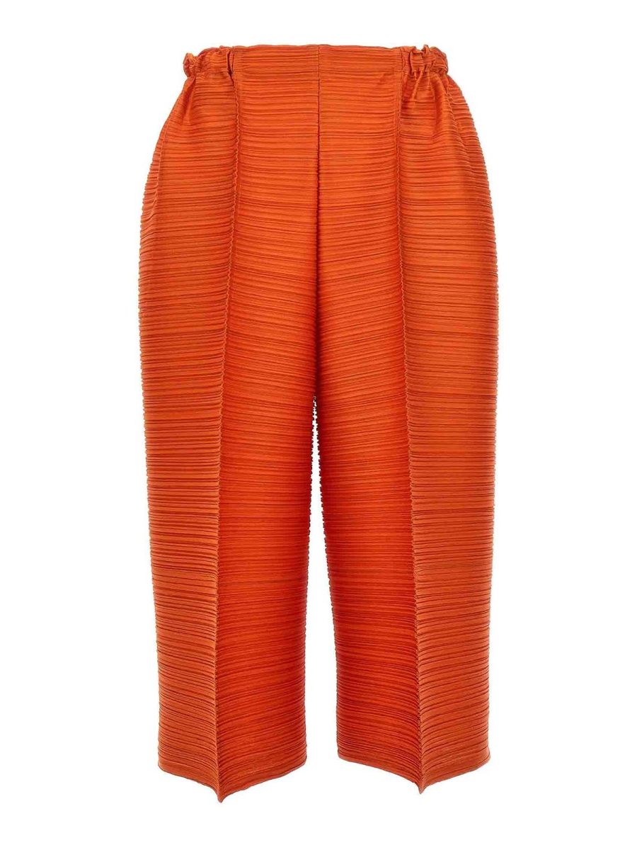 Pleats Please Issey Miyake Short - Orange