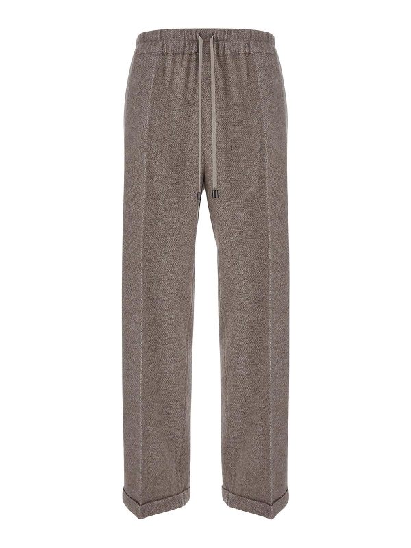 Gentryportofino Pantalons Décontractés - Gris