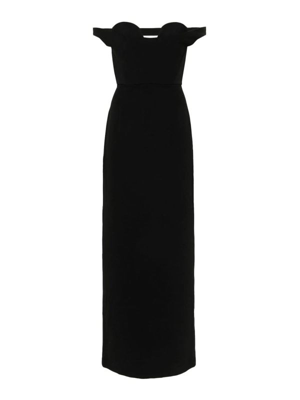 Solace London Maxi Robe - Noir