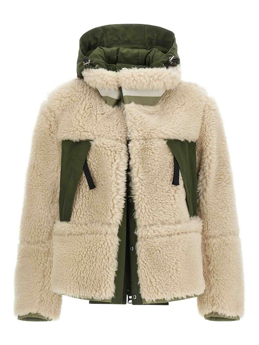 Sacai Veste Casual - Blanc