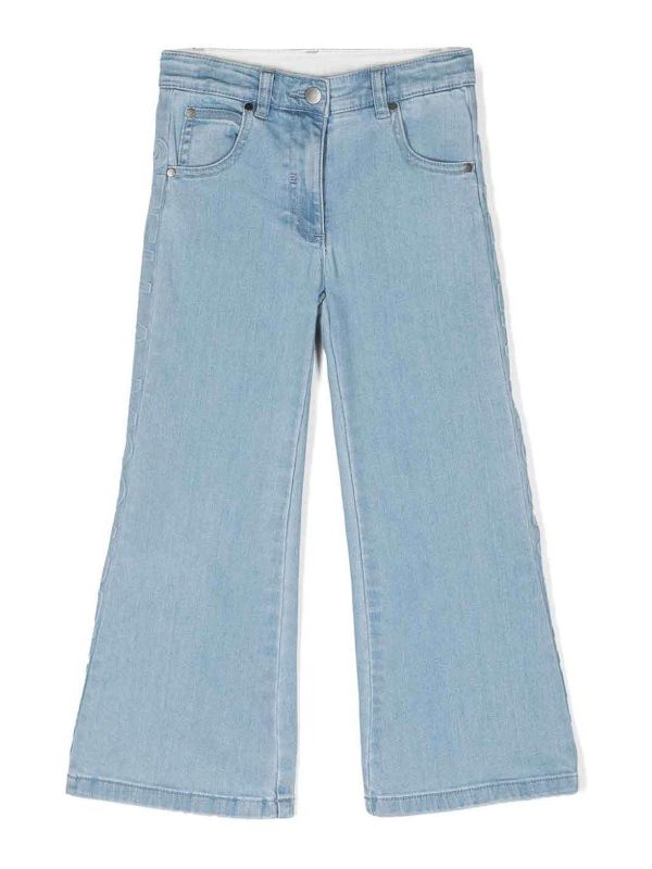 Stella McCartney Kids Jean Évasé - Bleu