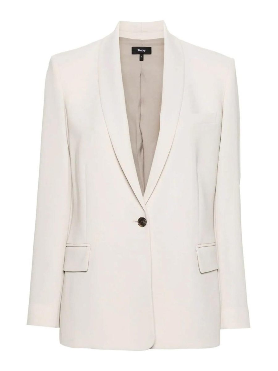 Theory Veste Casual - Blanc
