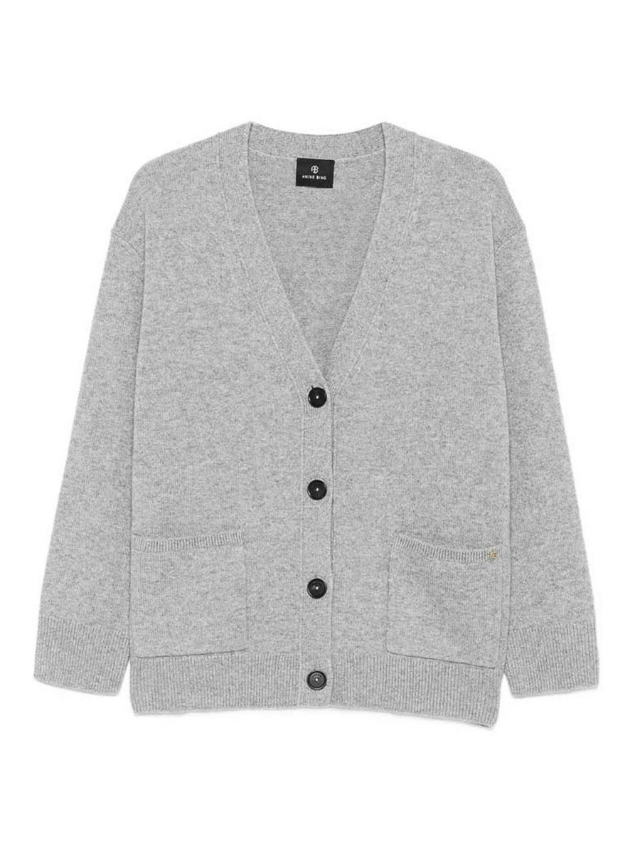 Anine Bing Pull Col Rond - Gris