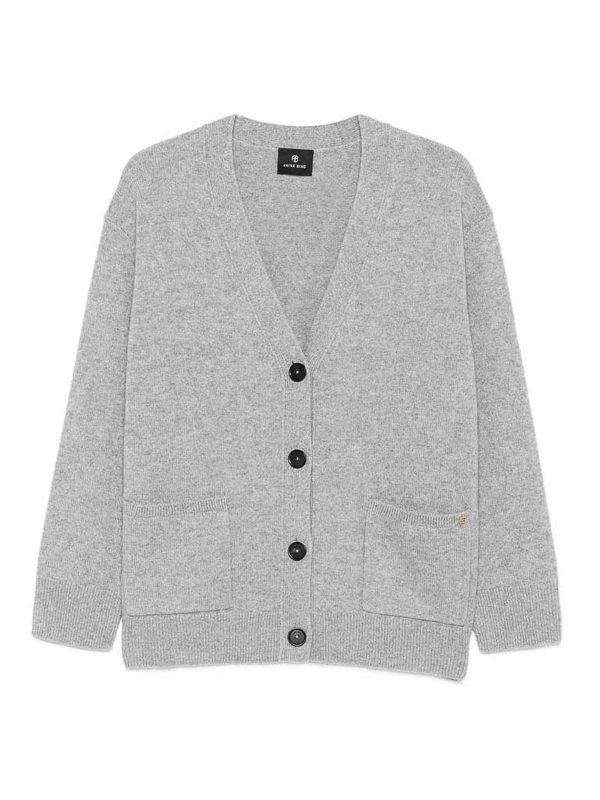 Anine Bing Pull Col Rond - Gris