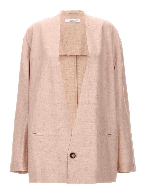 Philosophy di Lorenzo Serafini Blazer - Couleur Chair