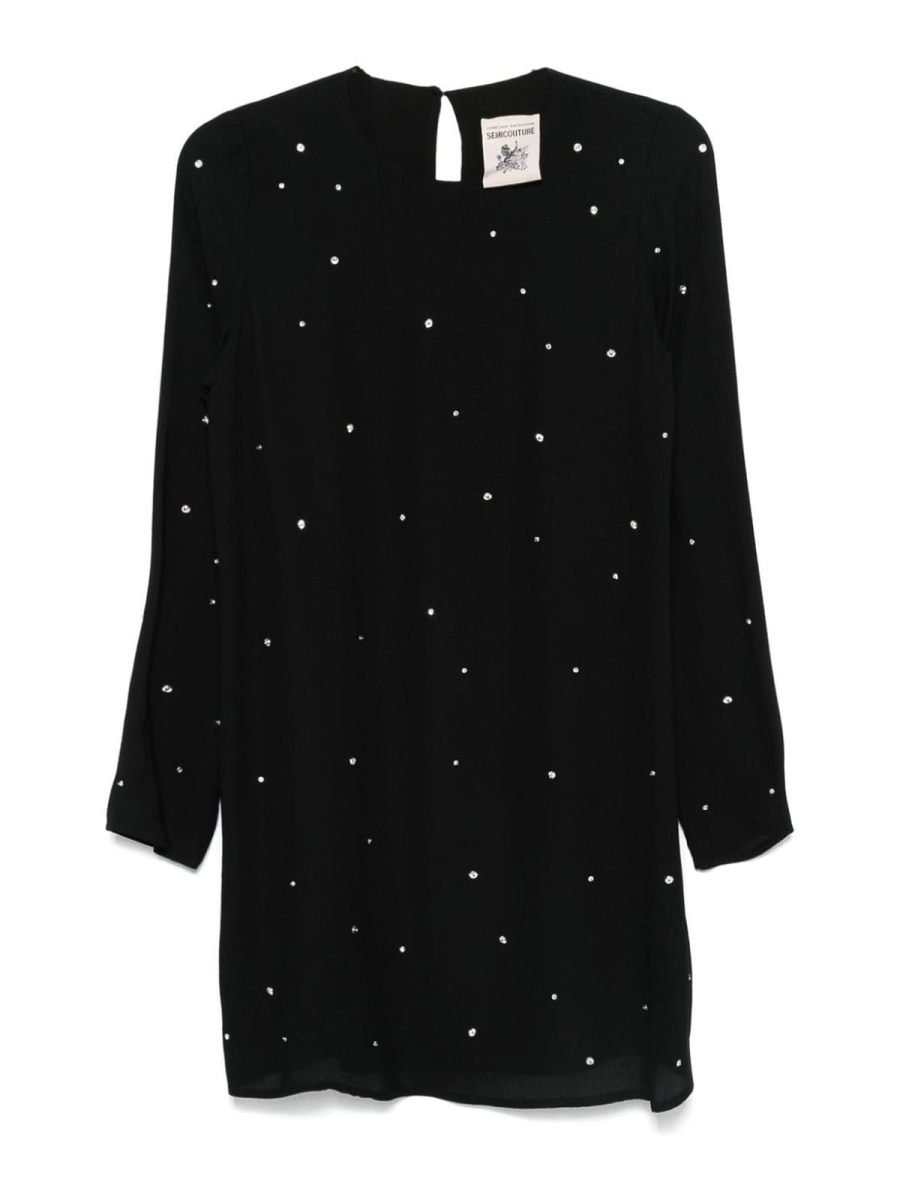 Semicouture Robe Courte - Noir