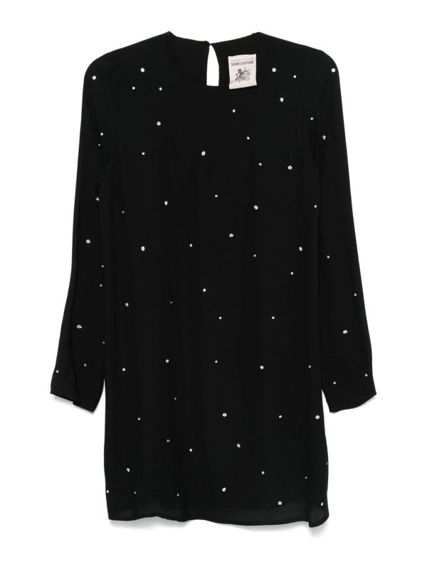 Semicouture Robe Courte - Noir