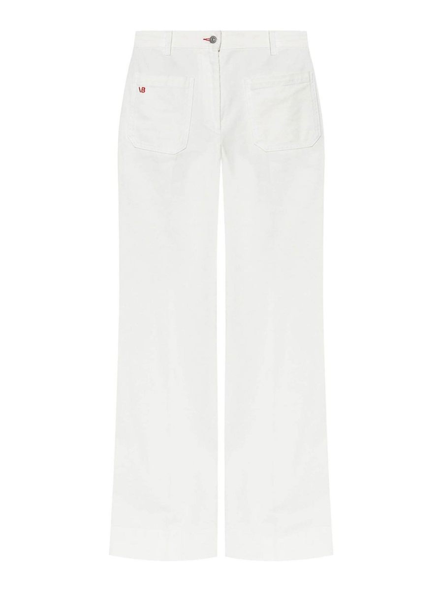 Victoria Beckham Jean Droit - Blanc