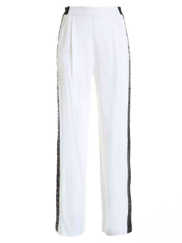 Karl Lagerfeld Pantalons Décontractés - Blanc