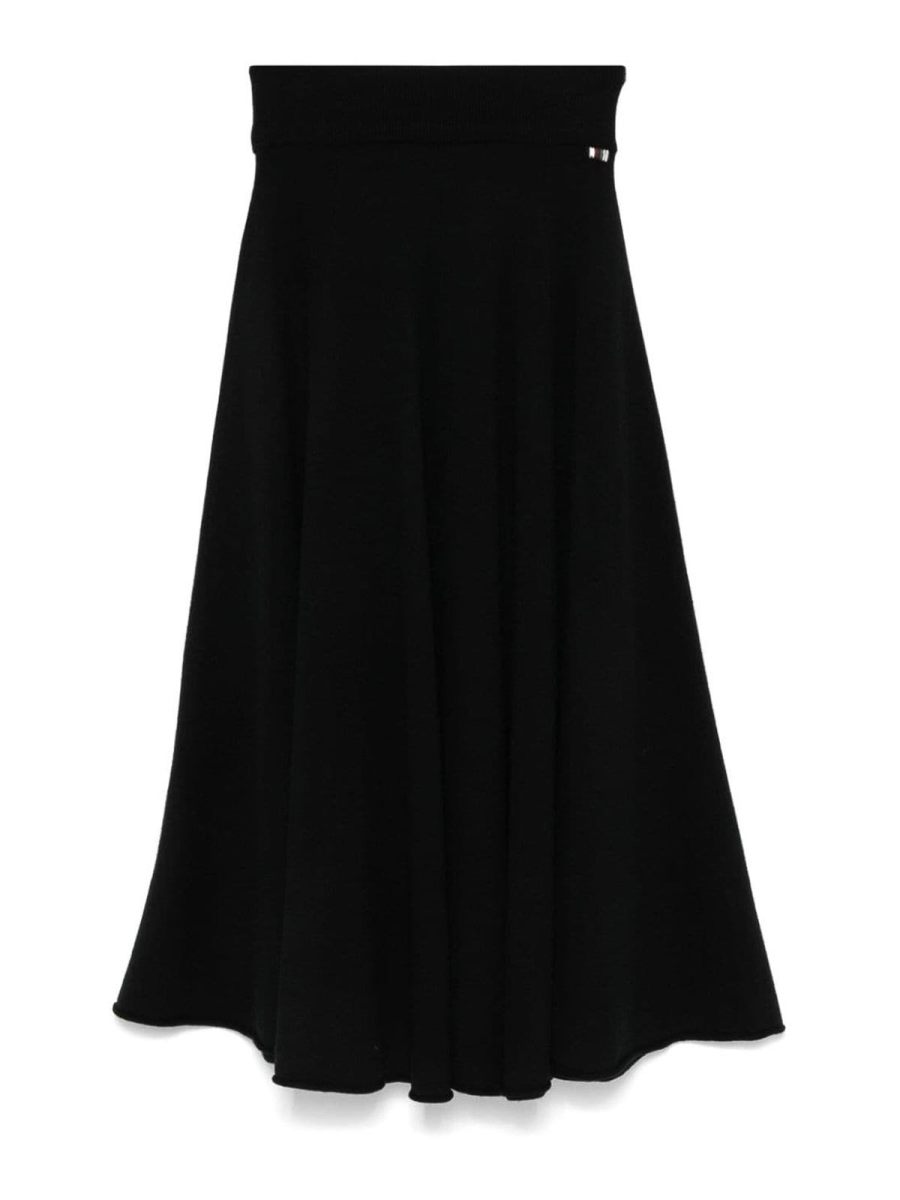 Extreme Cashmere Jupe Midi - Noir