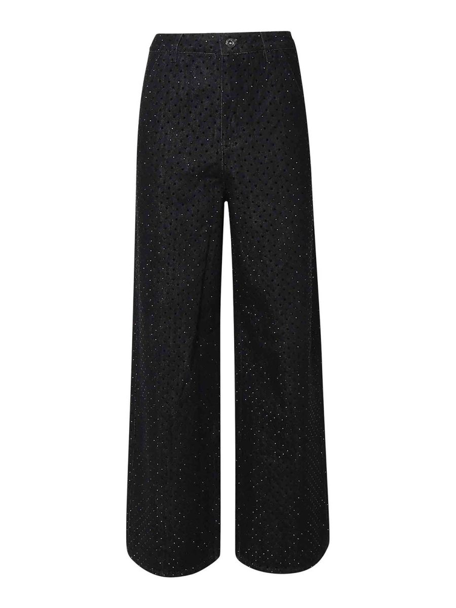 Self Portrait Jean Bootcut - Noir