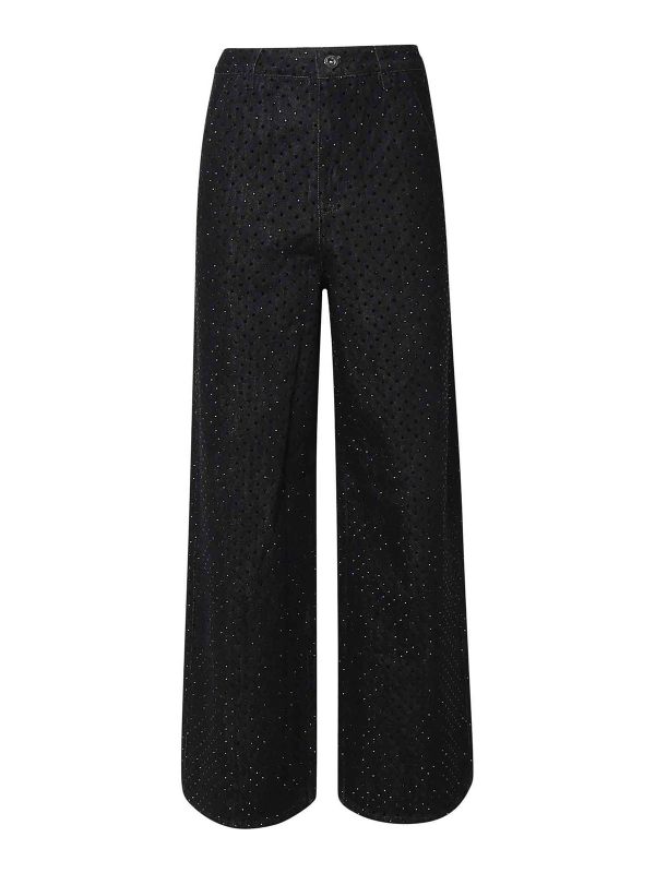 Self Portrait Jean Bootcut - Noir