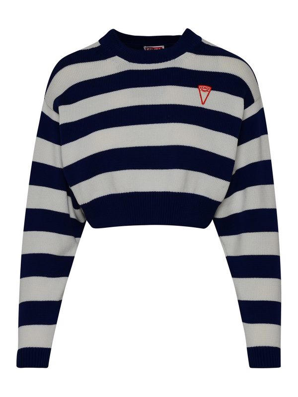 Kenzo Pull Col Rond - Bleu