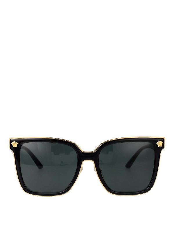 Versace Lunettes De Soleil - Noir