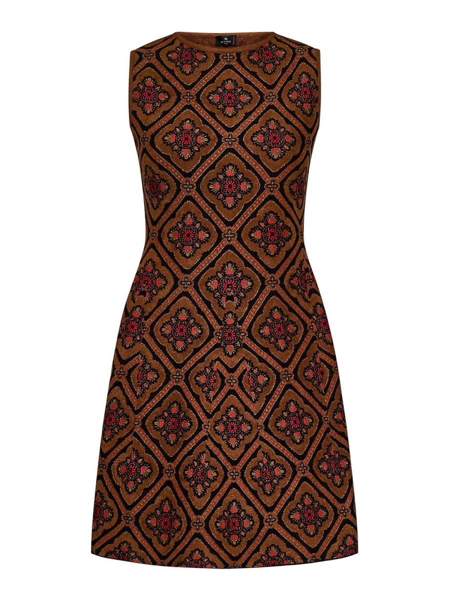 Etro Robe Courte - Camel