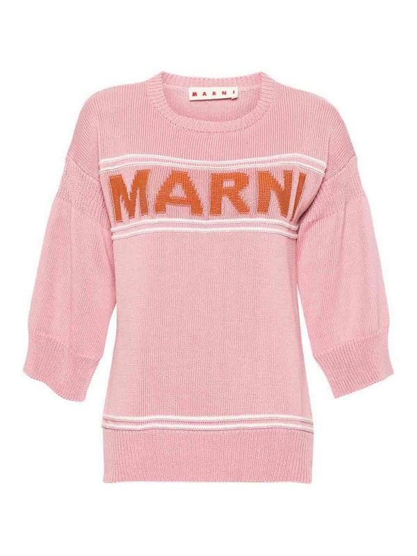 Marni Pull Col Rond - Couleur Chair