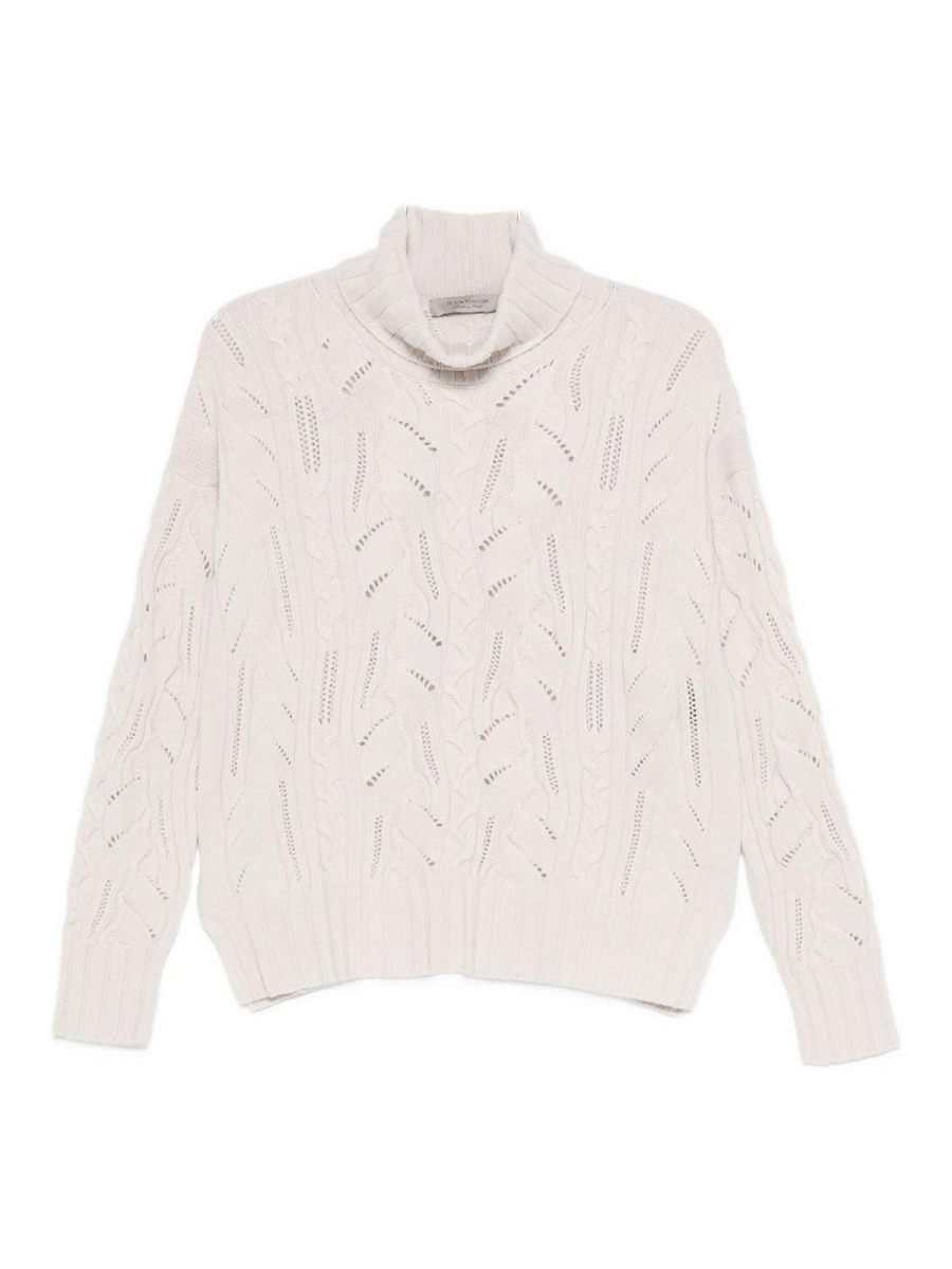 D. Exterior Pull Col Roulé - Blanc