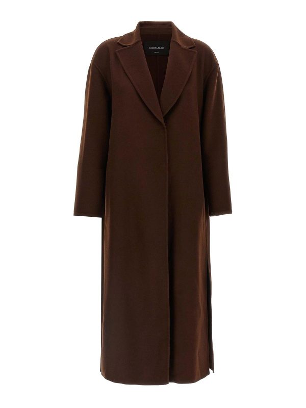 Fabiana Filippi Manteau Court - Marron